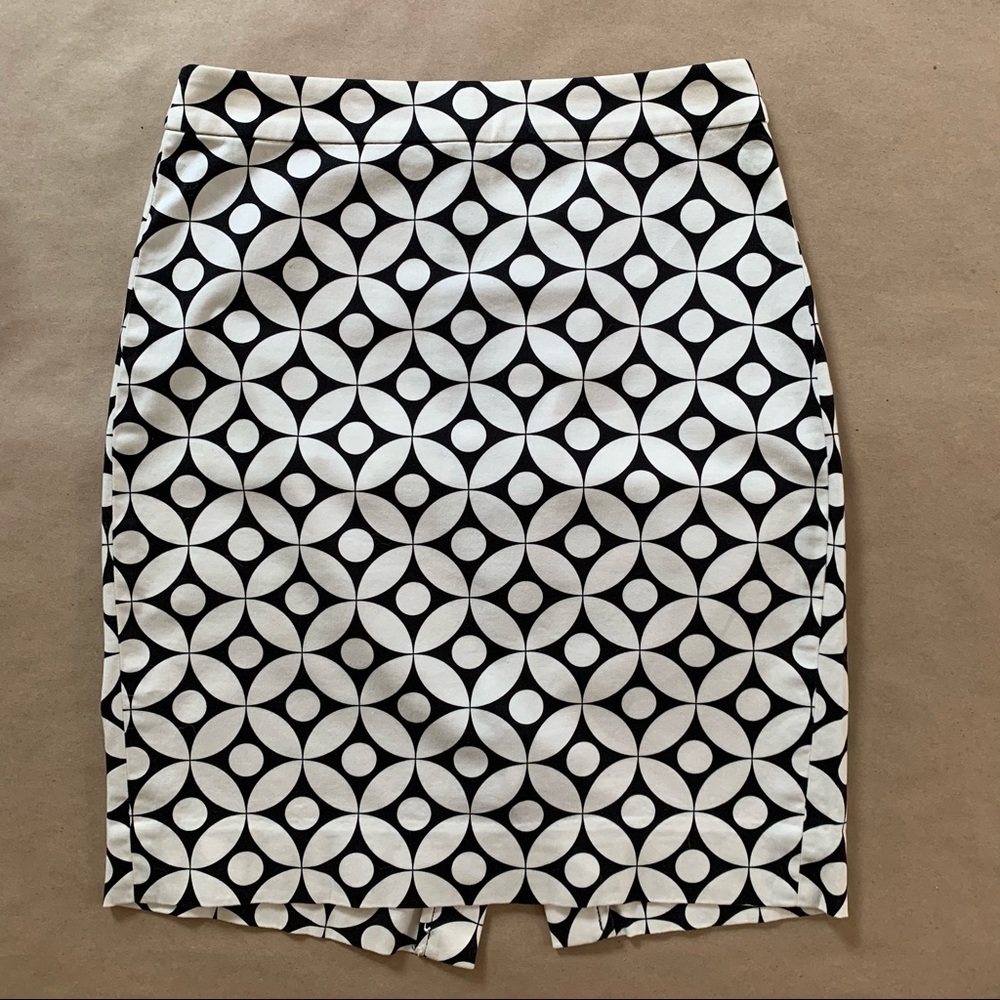 JCrew Factory Printed Pencil Skirt